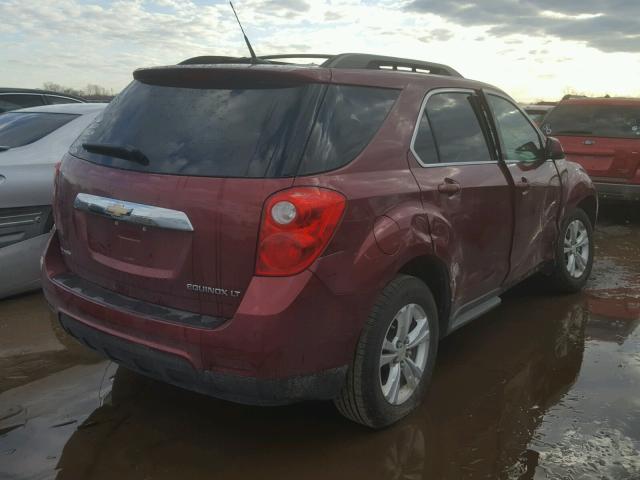 2CNALDEC4B6395814 - 2011 CHEVROLET EQUINOX LT RED photo 4