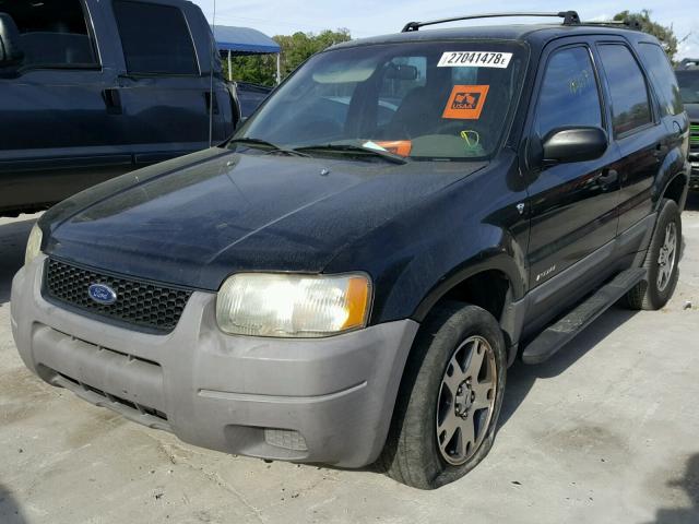 1FMYU01121KB35139 - 2001 FORD ESCAPE XLS BLACK photo 2