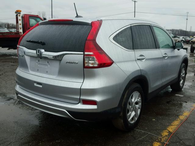 2HKRM4H71FH671127 - 2015 HONDA CR-V EXL SILVER photo 4