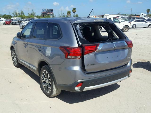 JA4AD2A39GZ017747 - 2016 MITSUBISHI OUTLANDER GRAY photo 3