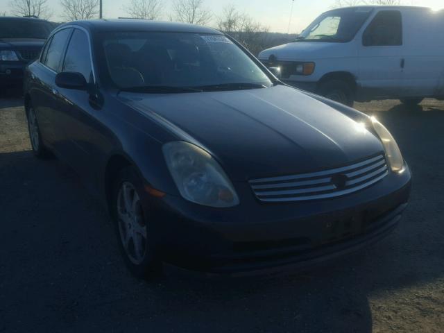 JNKCV51F44M708229 - 2004 INFINITI G35 BLUE photo 1