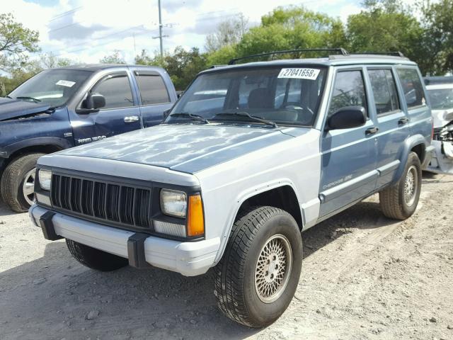 1J4FT68S1WL253792 - 1998 JEEP CHEROKEE S BLUE photo 2