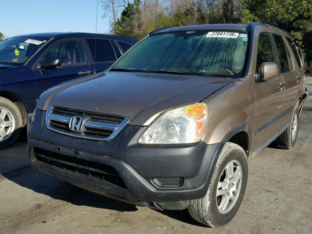 SHSRD788X3U148296 - 2003 HONDA CR-V EX BROWN photo 2