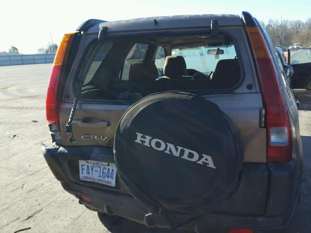 SHSRD788X3U148296 - 2003 HONDA CR-V EX BROWN photo 9