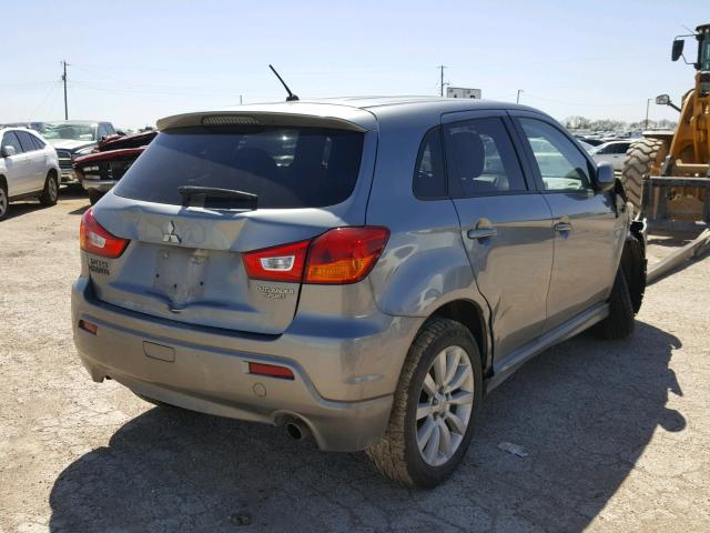 JA4AP4AU3BZ020339 - 2011 MITSUBISHI OUTLANDER GRAY photo 4