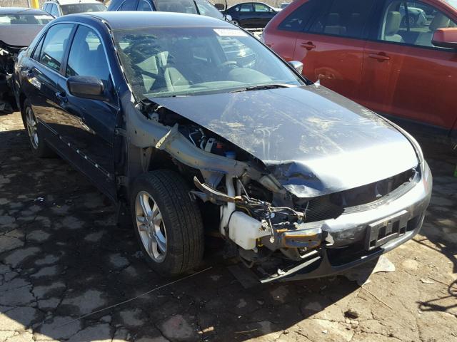 1HGCM56337A021639 - 2007 HONDA ACCORD SE GRAY photo 1