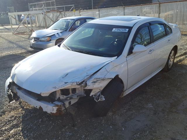 2G1WB5EK2B1205010 - 2011 CHEVROLET IMPALA LT WHITE photo 2