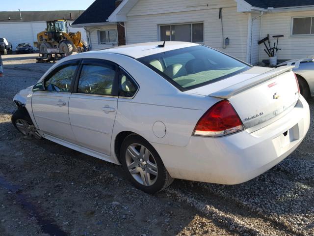 2G1WB5EK2B1205010 - 2011 CHEVROLET IMPALA LT WHITE photo 3