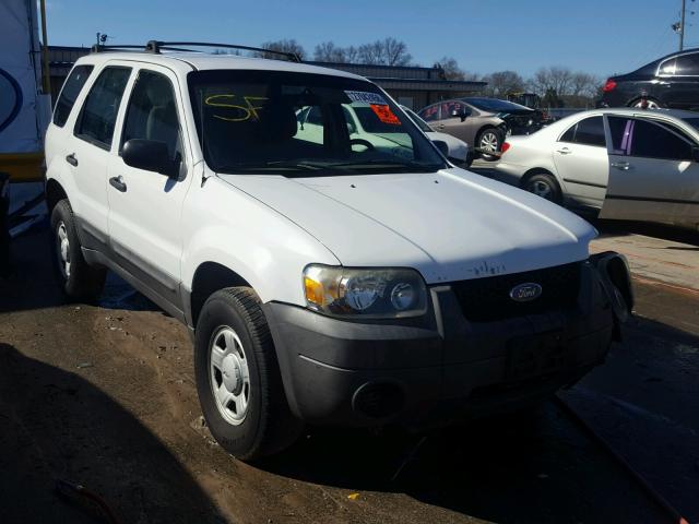 1FMYU02Z77KA66414 - 2007 FORD ESCAPE XLS WHITE photo 1