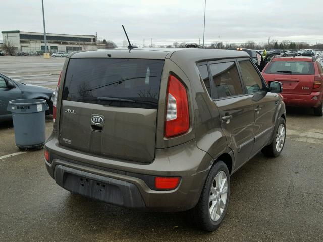 KNDJT2A6XC7391888 - 2012 KIA SOUL + BROWN photo 4