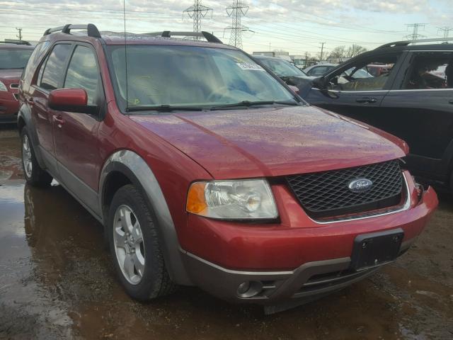 1FMDK05117GA24740 - 2007 FORD FREESTYLE RED photo 1