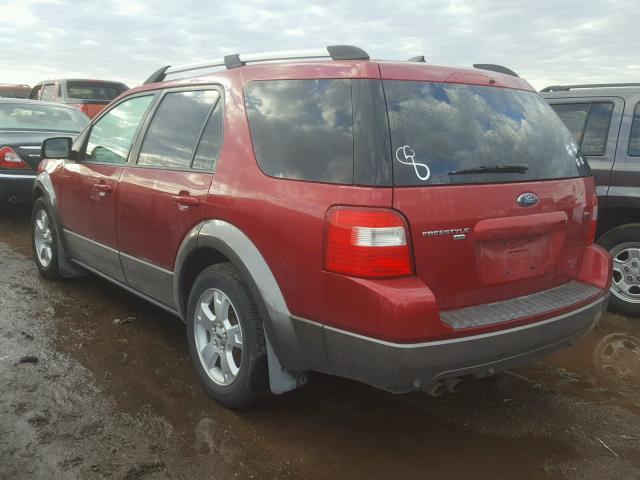1FMDK05117GA24740 - 2007 FORD FREESTYLE RED photo 3