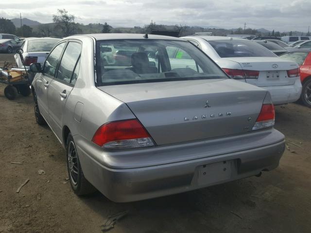 JA3AJ26E73U078044 - 2003 MITSUBISHI LANCER ES GRAY photo 3