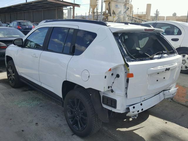 1C4NJCBA7FD420043 - 2015 JEEP COMPASS SP WHITE photo 3