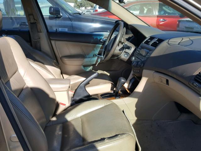 1HGCM66505A005905 - 2005 HONDA ACCORD EX GOLD photo 5