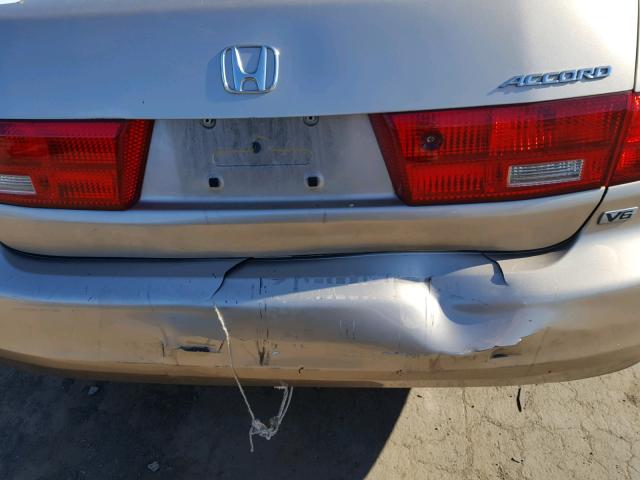 1HGCM66505A005905 - 2005 HONDA ACCORD EX GOLD photo 9