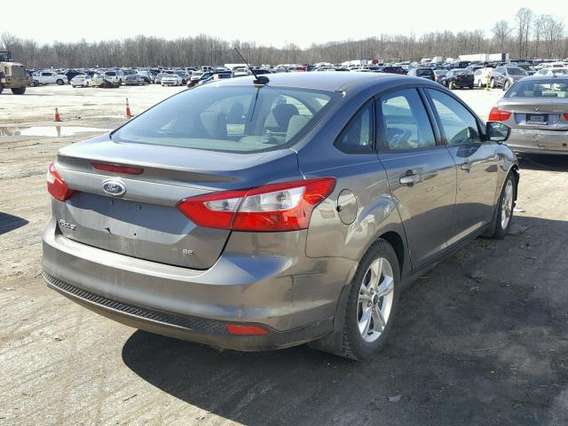 1FADP3F2XEL136574 - 2014 FORD FOCUS SE GRAY photo 4