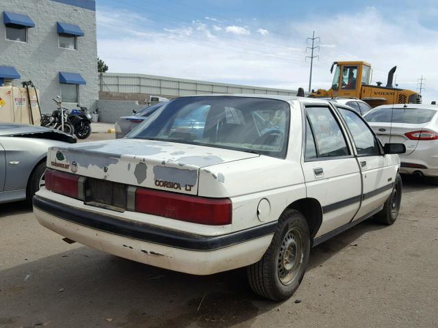 1G1LT54G1LY173582 - 1990 CHEVROLET CORSICA LT WHITE photo 4