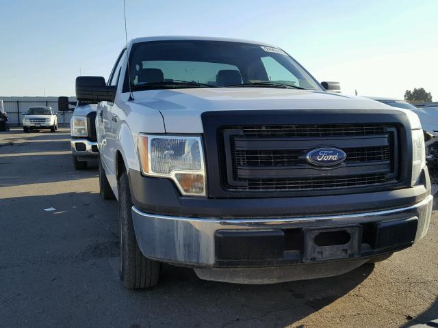 1FTMF1CM3EKE65730 - 2014 FORD F150 WHITE photo 9