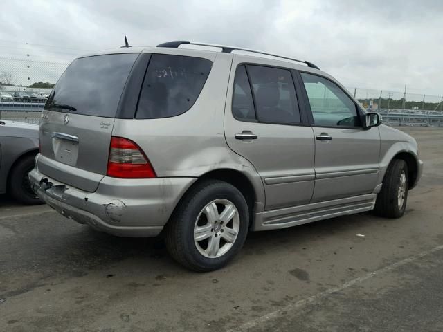 4JGAB57E35A536757 - 2005 MERCEDES-BENZ ML 350 GRAY photo 4