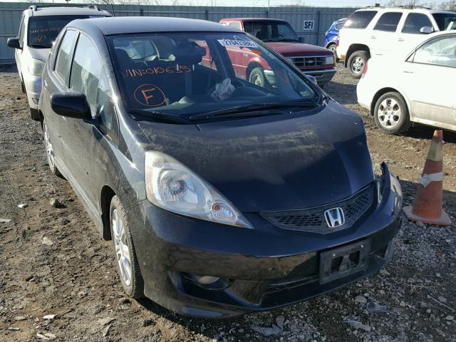 JHMGE8H58BS010635 - 2011 HONDA FIT SPORT BLACK photo 1