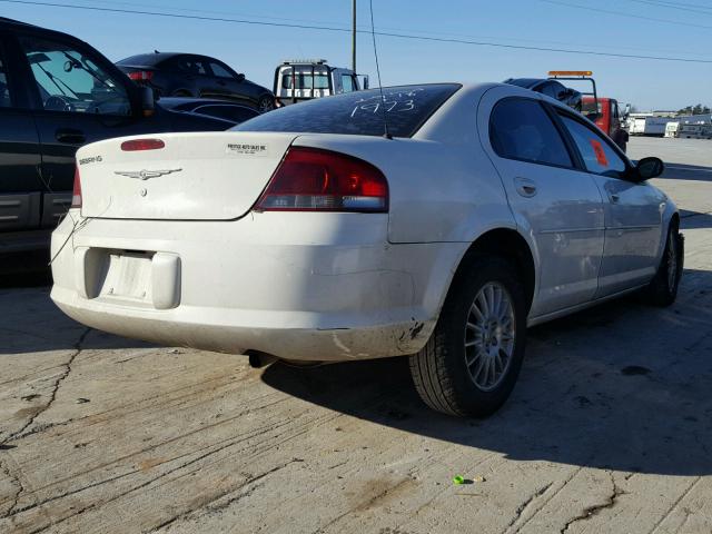 1C3EL46X26N131973 - 2006 CHRYSLER SEBRING WHITE photo 4