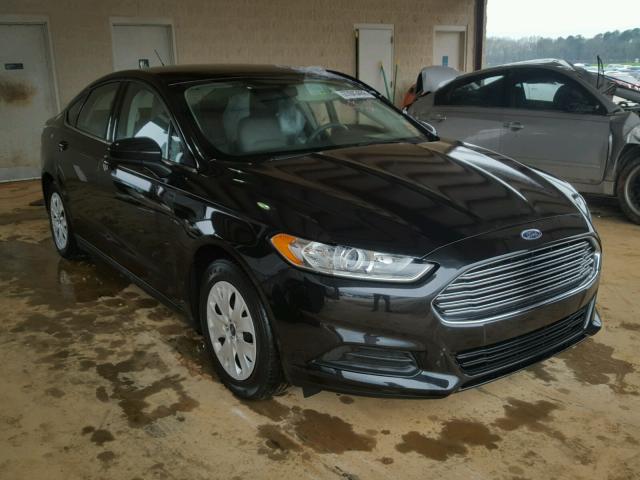 1FA6P0G70E5362130 - 2014 FORD FUSION S BLACK photo 1