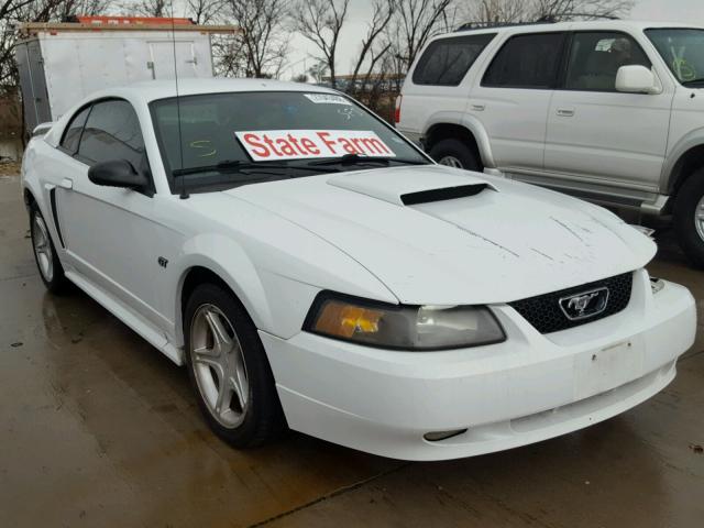 1FAFP42X42F146818 - 2002 FORD MUSTANG GT WHITE photo 1