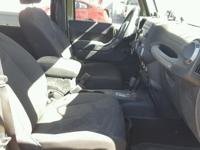 1C4AJWAG5DL703968 - 2013 JEEP WRANGLER S GREEN photo 5