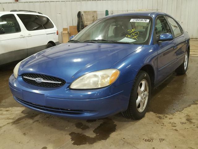 1FAFP53213G165783 - 2003 FORD TAURUS SE BLUE photo 2