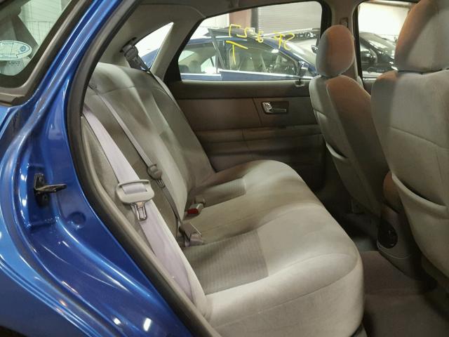 1FAFP53213G165783 - 2003 FORD TAURUS SE BLUE photo 6