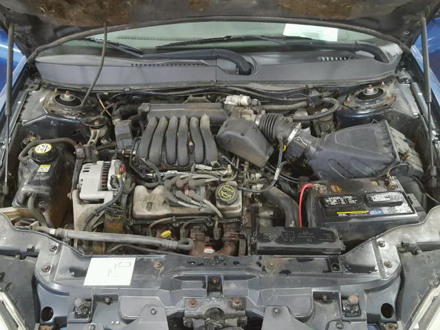 1FAFP53213G165783 - 2003 FORD TAURUS SE BLUE photo 7