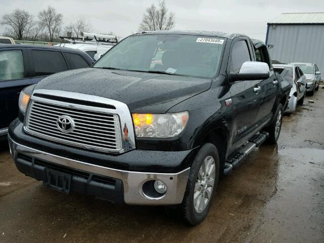 5TFHW5F13CX225040 - 2012 TOYOTA TUNDRA CRE BLACK photo 2