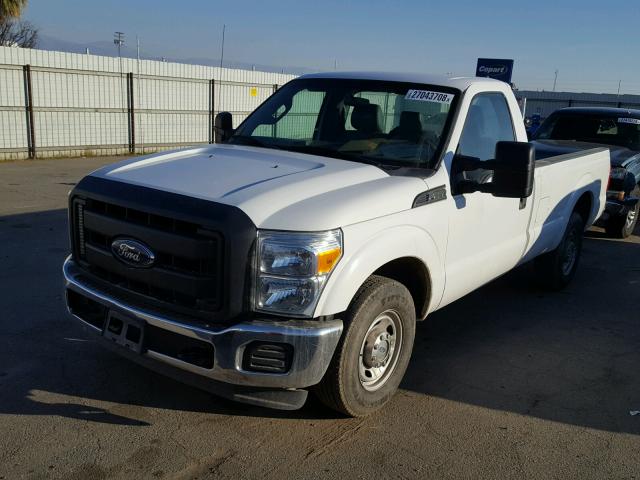 1FTBF2A67FEB14188 - 2015 FORD F250 SUPER WHITE photo 2