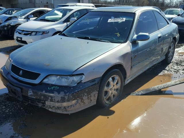 19UYA2253WL005061 - 1998 ACURA 3.0CL BLUE photo 2