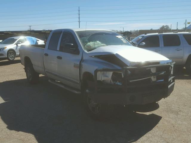 3D7KS28C07G746781 - 2007 DODGE RAM 2500 S SILVER photo 1