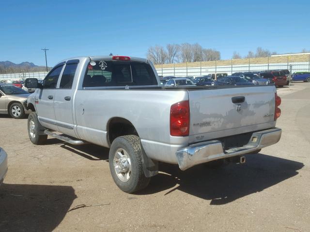 3D7KS28C07G746781 - 2007 DODGE RAM 2500 S SILVER photo 3