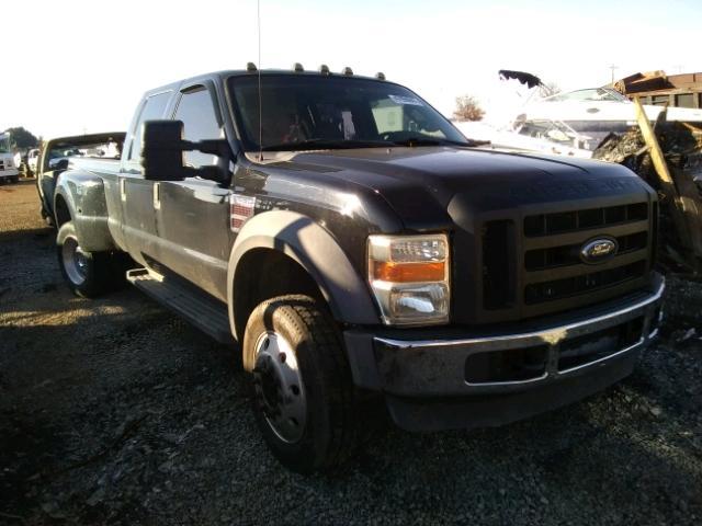 1FTXW43R68EC77605 - 2008 FORD F450 SUPER BLACK photo 1