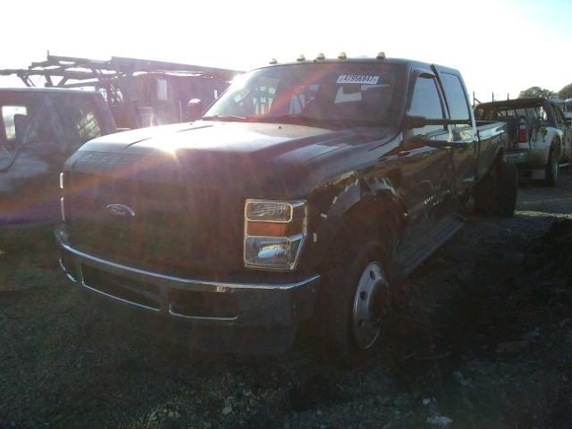 1FTXW43R68EC77605 - 2008 FORD F450 SUPER BLACK photo 2