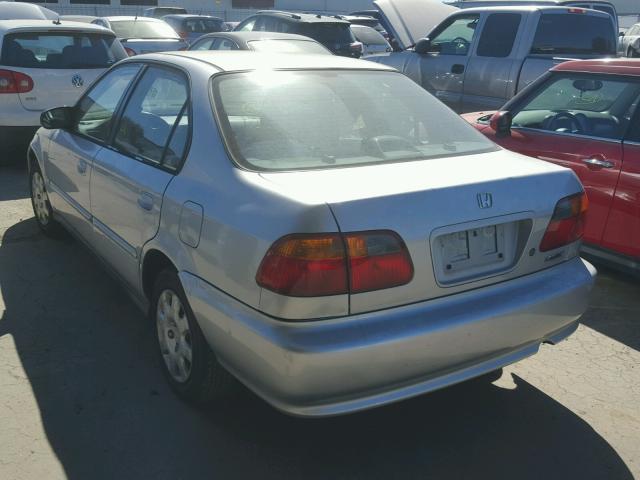 2HGEJ661XYH526618 - 2000 HONDA CIVIC BASE SILVER photo 3