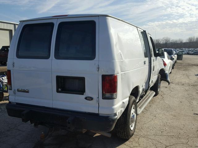 1FTNE24W98DB02645 - 2008 FORD ECONOLINE WHITE photo 4