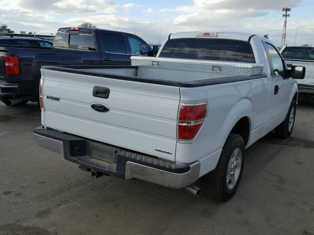 1FTMF1CF5BFA44632 - 2011 FORD F150 WHITE photo 4