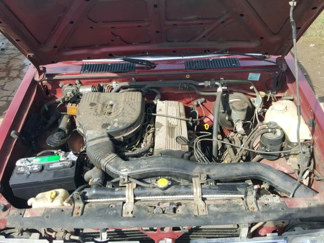 1N6SD11S9SC440090 - 1995 NISSAN TRUCK E/XE RED photo 7