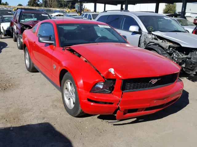 1ZVHT80N595143267 - 2009 FORD MUSTANG RED photo 1