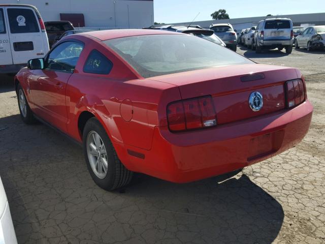 1ZVHT80N595143267 - 2009 FORD MUSTANG RED photo 3