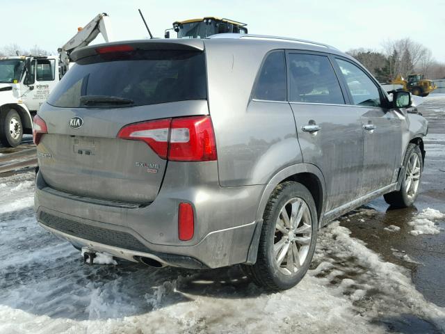 5XYKWDA76EG521493 - 2014 KIA SORENTO SX TAN photo 4