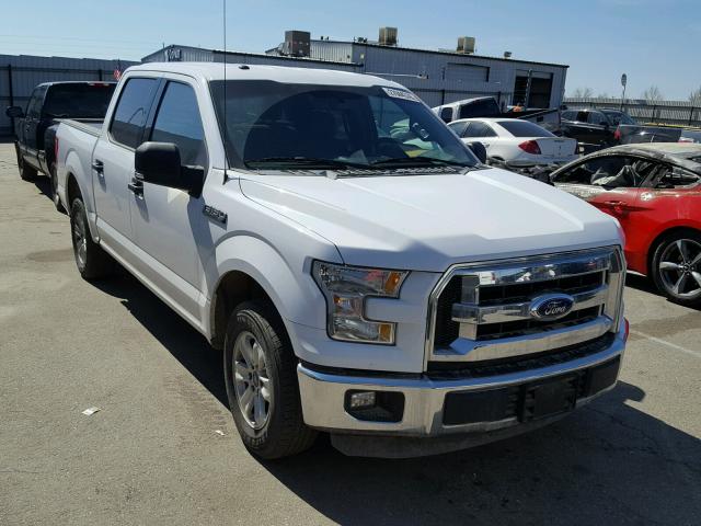 1FTEW1CF7FKD81899 - 2015 FORD F150 SUPER WHITE photo 1