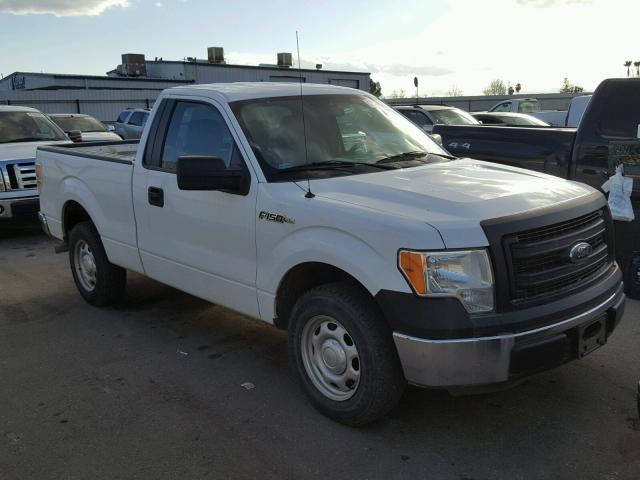 1FTMF1CM5EKE65731 - 2014 FORD F150 WHITE photo 1