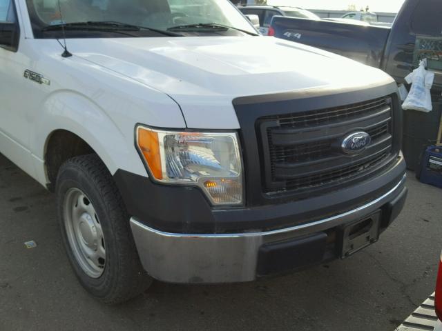 1FTMF1CM5EKE65731 - 2014 FORD F150 WHITE photo 9