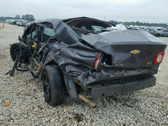 1G1ZA5EU1BF251373 - 2011 CHEVROLET MALIBU LS 石墨色 照片 3